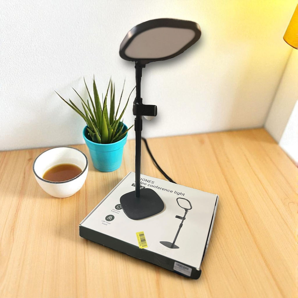 LitONES Schreibtischlampe mit Stativ, Tisch Handy Laptop ,30 Lichtmodi 2Stück